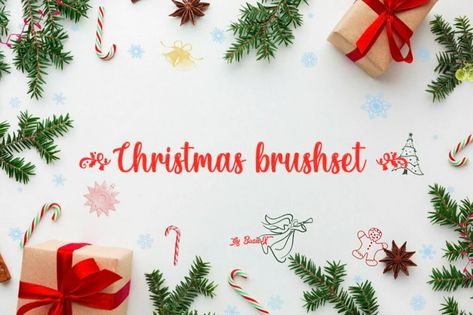 Gumroad - Free Christmas brushset! Tree Procreate, Procreate Brushes Painting, Hair Procreate Brushes, Brushes On Procreate, Free Lineart, 3d Procreate, Christmas Procreate, Pattern Procreate, Hair Procreate