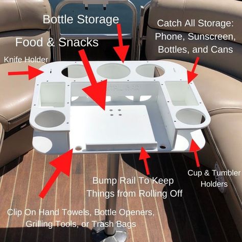 Deck Boats, Boat Organization, Pontoon Boat Accessories, Pontoon Boat Seats, Boat Bar, Boat Table, Utility Boat, Deck Table, Sport Fishing Boats