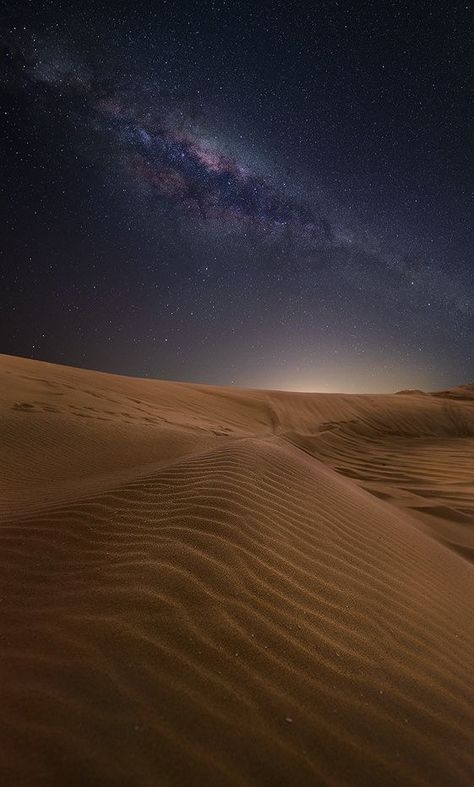 Desert Stars, Desert Aesthetic, Desert Photography, Night Sky Wallpaper, Night Landscape, The Night Sky, Sand Dunes, Landscape Wallpaper, Sky Aesthetic