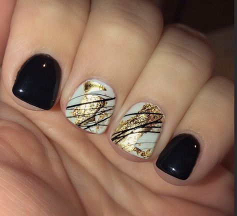 Spider Gel, Nail Art Gel, White Nail Art, Gold Nail, Her Nails, White Nail, Foil Nails, Gel Nail Designs, Nails Toes