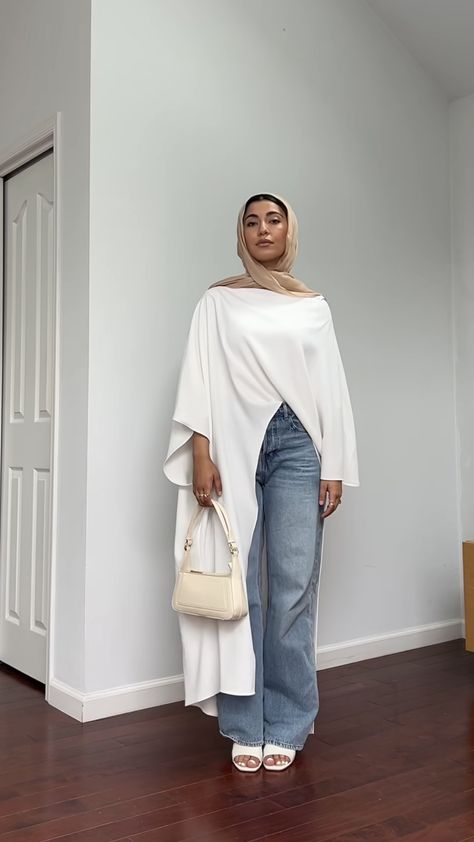 Hijab Outfit Summer, Modest Outfits Muslim, Hijab Fashion Summer, Estilo Hijab, Modest Casual Outfits, Mode Zara, Modesty Outfits, Muslim Outfits Casual, Hijabi Fashion Casual