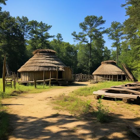 Seminole Indians, Fantasy Village, Minecraft Inspo, Art Reference Photos, Alabama, Savannah Chat, Art Reference, Architecture, Art