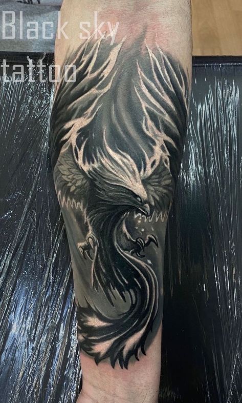 Phenix Tattoo Man, Phoenix Tattoo Men Arm, Forearm Phoenix Tattoo For Men, Phoenix Tattoo Forearm, Feniks Tattoo, Flying Phoenix Tattoo, Anonymous Tattoo, Phoenix Tattoo Men, Most Beautiful Tattoos