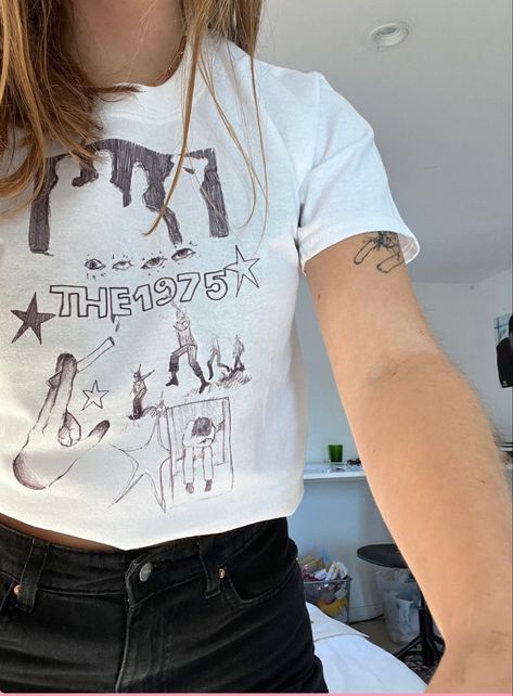 The 1975 Tee Shirt, Concert Outfit The 1975, The 1975 Outfit Ideas, The 1975 Concert Outfit Ideas, The 1975 Concert Outfit, The 1975 Aesthetic, 1975 Concert, The 1975 Concert, Desired Wardrobe