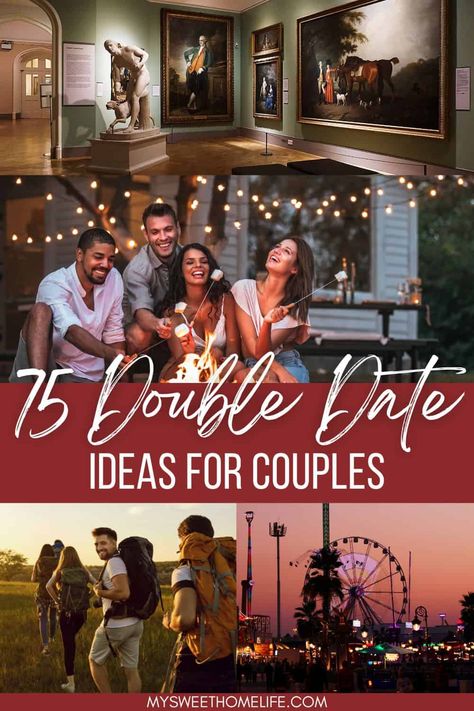 Call Date Ideas, Double Date Ideas Winter, Group Date Ideas For Teenagers, Double Date Ideas Couples, Double Dates Ideas, Double Date Night Ideas, Couples Double Date, Fun Double Date Ideas, Double Date Ideas