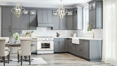 Light grey countertops kitchen