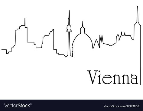 Line Drawing Background, Vienna Tattoo, Vienna City, City Tattoo, City Drawing, One Line Drawing, Abstract Background, Transparent Png, Abstract Backgrounds