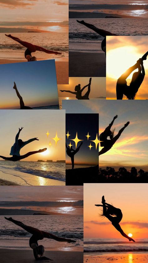 Gymnastics Backgrounds, Beach Gymnastics, Gymnastics Wallpaper, Dance Picture Poses, Dancer Photography, Gymnastics Poses, Ballet Inspiration, Gymnastics Pictures, Aerial Dance