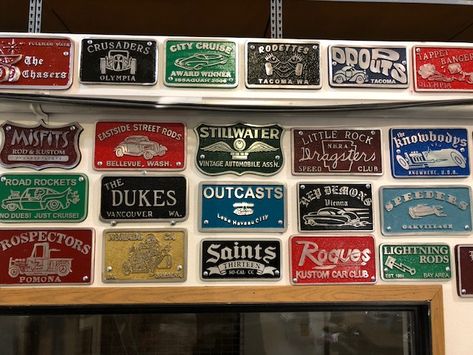 Car Clubs Plaques, Street Rods, Car Club, Custom Car, Still Water, Custom Cars, Vintage Cars, It Cast, Brass