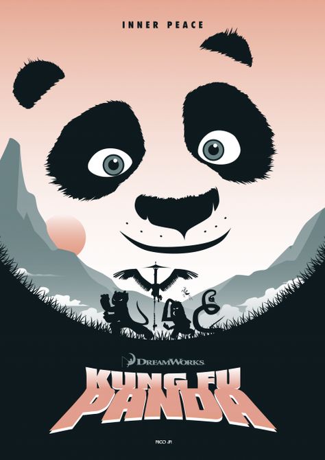 Rico Jr, author - PosterSpy Kung Fu Panda Poster, Kung Fu Panda Quotes, Dreamworks Art, Panda Artwork, Panda Poster, Panda Coloring Pages, Panda Drawing, Panda Art, Cartoon Posters