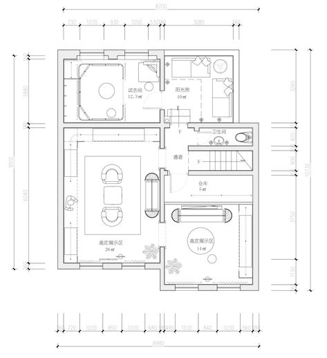 Gallery of My Dream Wedding Boutique / NONG STUDIO - 1 Boutique Floor Plan, Boutique Plan, My Dream Wedding, Bridal Studio, Bridal Stores, Studio Photo, Wedding Boutique, My Dream, Bridal Boutique