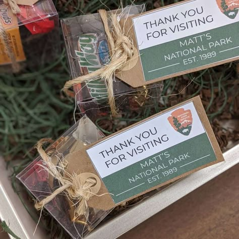 National Park Party Favors Party Favors Camping Theme, Adventure Party Favors, National Forest Birthday Party, National Park Bday Party, One Happy Camper Favors, National Park Wedding Favors, National Park Themed Birthday Party, National Parks First Birthday, National Park 1st Birthday