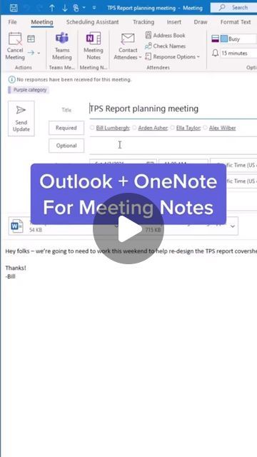 Mike Tholfsen on Instagram: "Outlook and OneNote for meeting notes  ✅ Over 500 more Microsoft tips on my TikTok account: @mtholfsen ✅ 300 Microsoft videos on my YouTube channel - link on my Instagram account page  🔖 Bookmark this for safe keeping and share with a friend.  #Outlook #email #Microsoft #OneNote #MeetingNotes #techtips #officetips #Microsoft365 #tutoria" Outlook Organization Tips, Microsoft Outlook Tips, Microsoft One Note, Microsoft Onenote Templates, Outlook Tips, Microsoft Onenote, Onenote Template, Office Hacks, One Note Microsoft