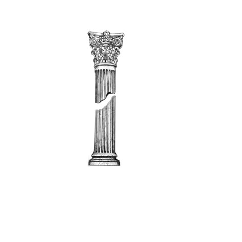 Greek Pillar Tattoo Design, Greek Collums Tattoo, Roman Pillar Tattoo, Greek Filler Tattoo, Pillar Tattoo Design, Greek Pillars Drawing, Roman Column Tattoo, Greek Temple Tattoo, Columns Tattoo