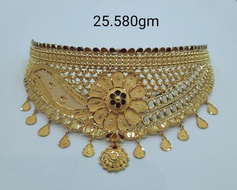 Jodha Gold Necklace, Jodha Har Set Gold, Chokar Design Jewelry In Gold, Gold Jewelry Prom, Unique Gold Jewelry Designs, Gold Jewels Design, Gold Bridal Necklace, Choker Necklace Designs, New Gold Jewellery Designs