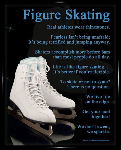 Ice Skating Quotes, Skating Quotes, Figure Skating Quotes, Ice Skates, Ice Skating, Figure Skating, Skating, Funny, Quotes