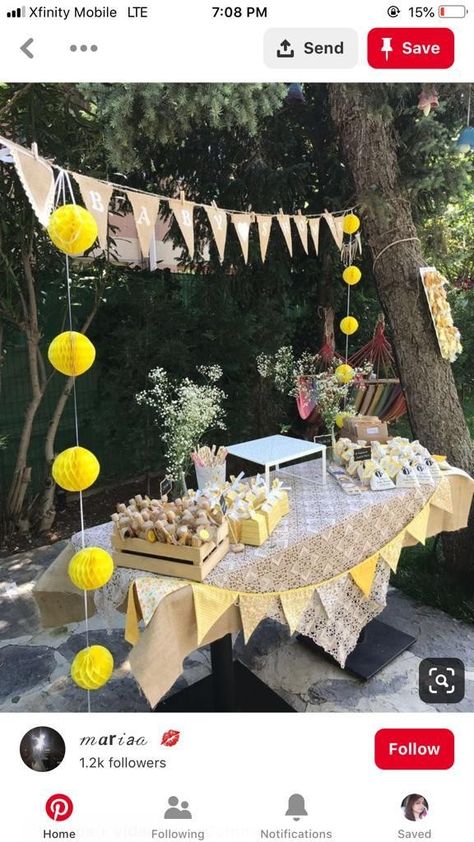 Fiesta Shower, Picnic Birthday Party, Deco Champetre, Daisy Party, Outdoor Baby Shower, Outdoor Birthday, Baby Shower Girl, Picnic Birthday, Fiesta Baby Shower