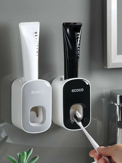 Average Apartment Decor, Bathroom Toothpaste Dispenser, Futuristic Home Gadgets, Cool Bathroom Accessories, Bathroom Gadgets Accessories, Viral Amazon Finds, Cute Things To Get On Amazon, Cool Things To Buy On Amazon, Cute Things To Buy On Amazon