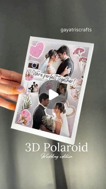 3d Polaroid, Polaroid Wedding, Diy 3d, Crafts Projects, Arts And Crafts Projects, Diy Arts And Crafts, Crafts Diy, Diy Art, Craft Projects