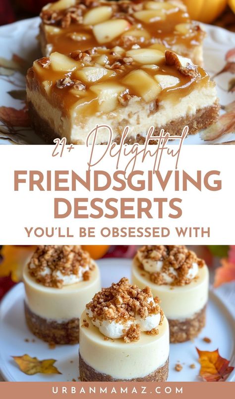 Looking for delightful Friendsgiving desserts you'll be obsessed with? Check out these 21+ mouthwatering Friendsgiving desserts we can't resist. Thanksgiving Dessert Platter Ideas, Thanksgiving Decorative Desserts, Desserts That Wow, Friends Giving Recipes, Friends Giving Dessert, Friendsgiving Food Ideas Dessert, Non Traditional Thanksgiving Dessert, Friendsgiving Dish Ideas, Thanksgiving Dessert Ideas Creative