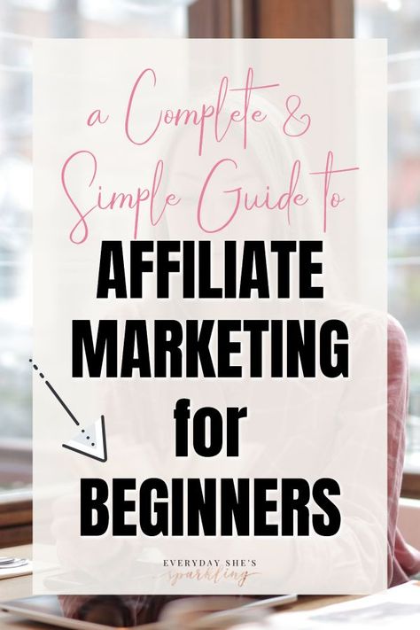 Making passive income while working from home can help you to earn money on the side. This step-by-step tutorial will teach you how to get started with affiliate marketing as a beginner. Include how to get started with affiliate marketing, the best affiliate marketing programs to join as a beginner and how you make money with affiliate marketing. Make Money With Affiliate Marketing, Affiliate Marketing For Beginners, Pinterest Affiliate Marketing, Marketing For Beginners, Marketing Logo, Affiliate Marketing Strategy, Affiliate Marketing Programs, Affiliate Marketing Business, Marketing Guide