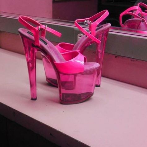 Pink Pleaser Heels, Pole Shoes, Barbie Heels, Pleaser Heels, Catty Noir, Pleaser Shoes, Fancy Shoes, Platform High Heels, Hot Shoes