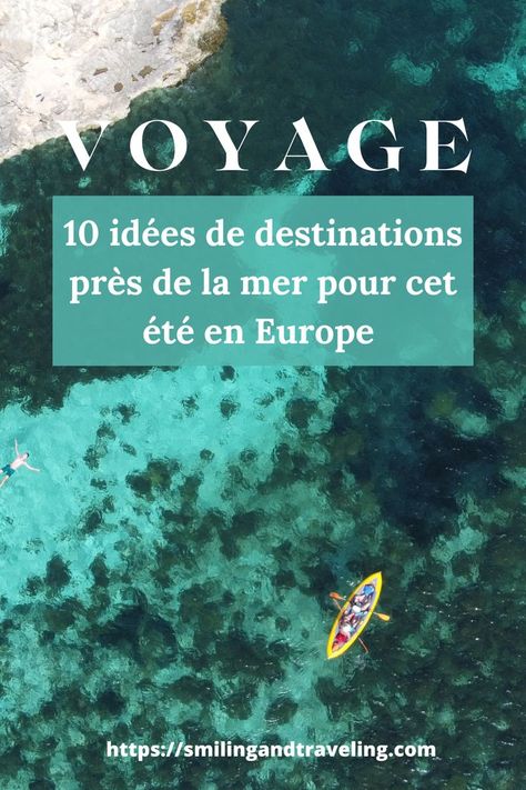 10 destinations où partir cet été : Voyage à la mer en Europe ! Voyage Europe, Destination Voyage, City Trip, Europe Destinations, Camping, Weddings, Travel