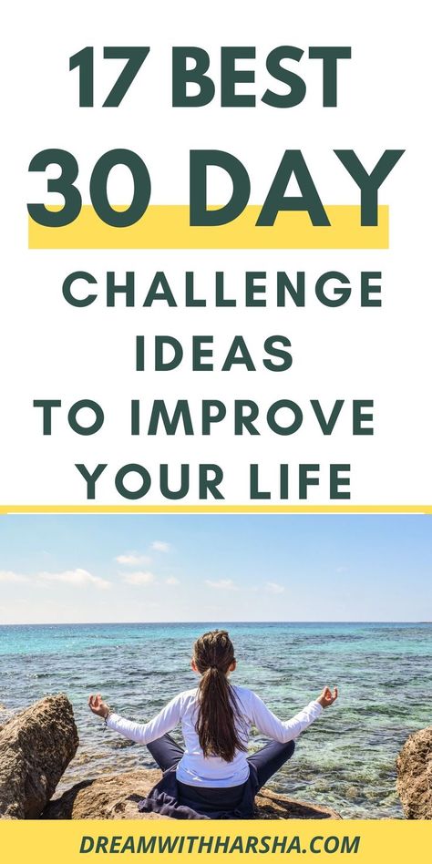 Monthly Challenge Ideas 30 Day, 30 Day Challenge Ideas Fun, Monthly Challenge Ideas, 30 Day Challenge List, Challenges Ideas, Bucket List Ideas For Women, 30 Day Challenges, Personal Development Plan Example, 60 Day Challenge