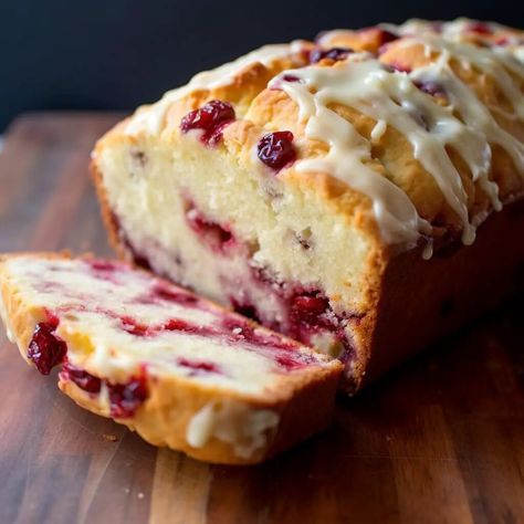 Cream Cheese Cranberry Loaf - Life with Susan Apple Banana Bread, Fruit Breads, Best Christmas Appetizers, Amish Bread, Orange Bread, Cream Cheese Bread, Homemade Baked Bread, Christmas Eats, Cranberry Orange Bread