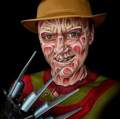 Spfx Makeup, Urban Legends, Freddy Krueger, Elm Street, Nightmare On Elm Street, Gothic Decor, Halloween Haunt, Creative Makeup, Horror Movie