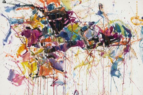 Gouache And Watercolor, Sam Francis, 2024 Art, Joan Mitchell, Art Life, Watercolor On Paper, September 2024, Art Stuff, Artsy Fartsy