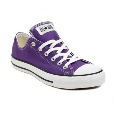 Chuck Taylor All Star Converse in Purple Magic Purple Converse, Sensible Shoes, Electric Purple, Taylor Purple, Low Top Converse, Converse Trainers, Converse Low Tops, All Stars Converse, Purple Shoes