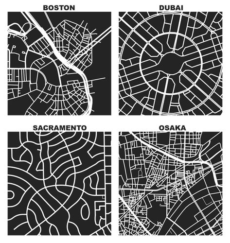 Nolli Map, Grid Graphic Design, Urban Pattern, Architecture Pictures, City Skylines Game, City Pattern, Villa Architecture, Urban Concept, City Grid