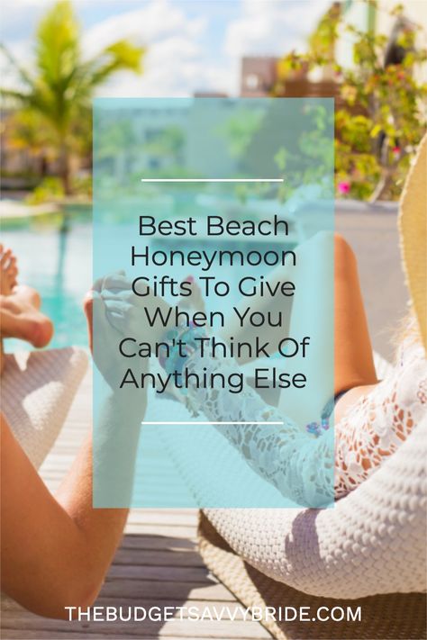 It's time to get creative when it comes to honeymoon gifts! We at Best Beach Honeymoon Gifts have put together a list of the best gifts around to give to the happy couple. From personalized experiences to unique items, you're sure to find something special. Read the post to see our picks and make their honeymoon even more special! Honeymoon Gift Ideas, Honeymoon Gift Baskets, Honeymoon Bag, Destination Wedding Gifts, Tropical Honeymoon, Honeymoon Inspiration, Honeymoon Gifts, Beach Honeymoon, Wedding Planning Timeline