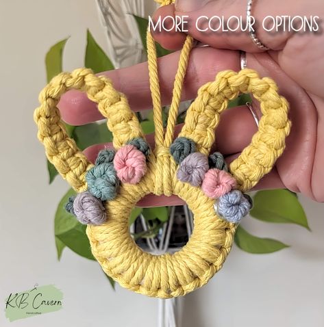 Handmade Macramé Bunny Ornament – Easter Decor, Boho Nursery Hanging, Rustic Spring Gift, Pastel Bunny Decoration by KBCavern on Etsy Tree Nursery Wall, Bunny Bedroom, Easter Window Display, Girls Bedroom Accessories, Spring Ornaments, Spring Window Display, Bunny Ornaments, Display Tree, Easter Window