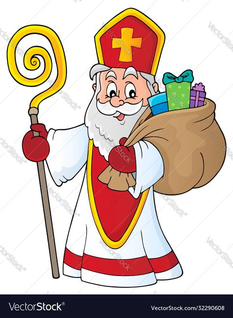 Saint Nicolas Image, Person Drinking Water, Drawing Of A Person, Photo Zone, Person Drawing, Santa Pictures, All Saints Day, Saint Nicolas, St Nicolas