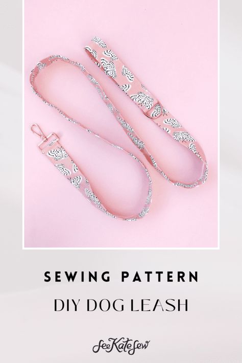 Dog Sewing Projects Ideas, How To Sew A Dog Leash, Dog Leash Sewing Pattern, Diy Leash Dog, How To Make A Dog Leash, Dog Boutique Ideas Products, How To Make Dog Leashes, Dog Toy Sewing Patterns, Dog Patterns Sewing