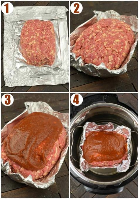 Instapot Meatloaf Recipes, Easy Instant Pot Meatloaf, Insta Pot Meatloaf Recipes, Instant Pot Recipes Meatloaf, Ip Meatloaf, Meatloaf In Instant Pot, Meatloaf Instant Pot, Pressure Cooker Meatloaf, Instant Pot Meatloaf