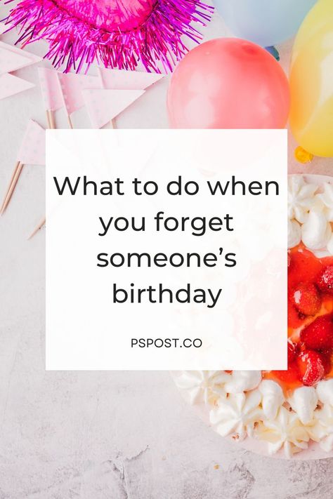 We’ve all done it. The heart-sinking realization when it clicks: “I forgot my best friend’s birthday” or “oh my god, I forgot my girlfriend’s birthday what do I do?” P.S. You Got This! Whether you missed it by a few hours or a few weeks, we believe in you. Know you’ve got this (and that you’ve added their birthday to your calendar – with a reminder!). Sorry I Missed Your Birthday, I Missed Your Birthday, Missed Your Birthday, Wishing Someone Happy Birthday, Late Birthday Wishes, Birthday Wishes For Lover, Message For Best Friend, Miss You Friend, When Your Best Friend