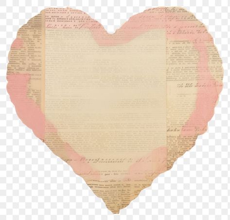 Ripped Newspaper Aesthetic, Heart Shape Png, Rip Paper, Newspaper Vintage, Aesthetic Pngs, Best Png, Shape Png, Pngs Transparent, Collage Project