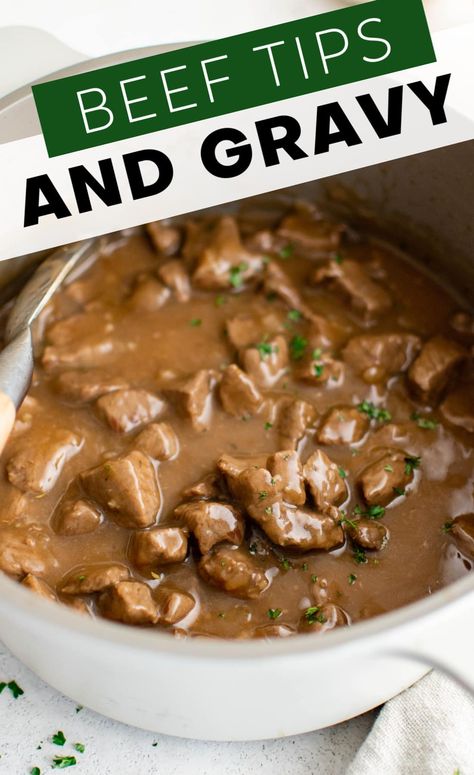 Crockpot Beef Tips And Gravy, Beef Tips And Gravy Recipe, Crockpot Beef Tips, Beef Tips And Rice, Beef Tips And Noodles, Fall Friday, Beef Tips And Gravy, Meat Eater, Leftover Beef