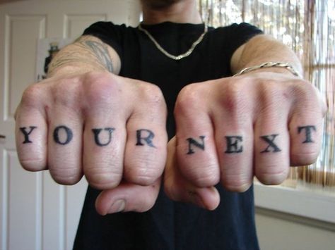 And a sadly non-temporary one that will make any self-respecting word lover want to gouge his or her own eyes out: | 30 Perfect Tattoos For Word Nerds Misspelled Tattoos, Terrible Tattoos, No Regrets Tattoo, Knuckle Tattoos, Tattoo Prices, Tattoo Fails, Red Tattoos, Bad Tattoos, Tattoo Font