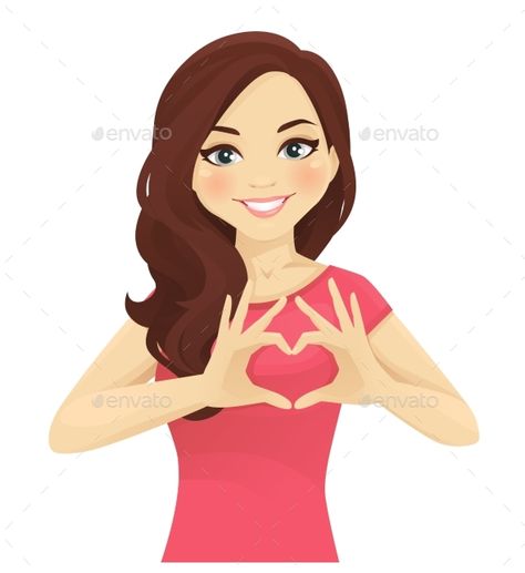 Woman Making Heart Shape with Hands #Making, #Woman, #Heart, #Hands Heart Shape With Hands, Heart Shaped Hands, Image Couple, Building Self Confidence, Emoji Images, Soyut Sanat Tabloları, Cute Clipart