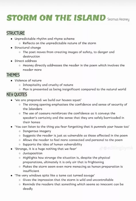 Storm On The Island Poem Analysis, Gcse Poems Power And Conflict, Power And Conflict Poetry Revision, Revision Quotes, Gcse Poetry Anthology, Storm On The Island, English Literature Poems, Gcse Poems, English Gcse Revision