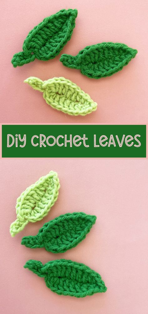 Small Leaf Crochet Pattern Tiny Leaf Crochet Pattern, Crochet Leaves Diagram, Crochet Sunflower Leaves Free Pattern, Crochet Tiny Leaf Free Pattern, Tiny Crochet Leaf, Small Daisy Crochet Pattern, Crochet Tiny Leaves, Leave Crochet Pattern, Crochet Sunflower Leaf Free Pattern