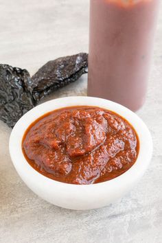 Ancho BBQ Sauce : chilipeppermadness Ancho Chile Recipes, Chili Sauce Recipe Canning, Ancho Chili Sauce, Chili Pepper Recipes, Homemade Bbq Sauce Recipe, Chili Sauce Recipe, Chile Recipes, Hot Sauce Recipes, Ancho Chili