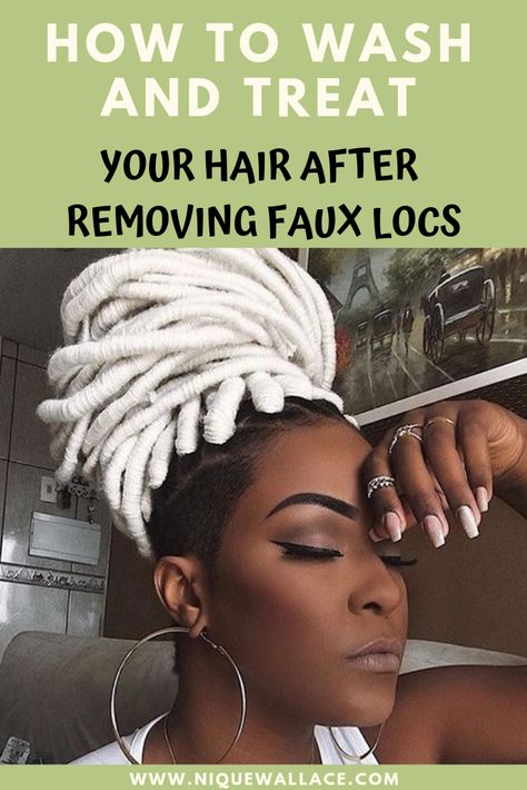 Majority of you are here because your wondering hmmm “How to treat my hair after removing the Fauxlocs?” well today I got you covered. #FAUXLOCS #naturalhair #goddesslocs #colouredfauxlocs #marleydreads Wash Hair, Natural Hair Care Tips, Healthy Hair Care, Hair Regimen, Goddess Locs, Healthy Natural Hair, Glitter Nail Polish, Natural Haircare, Natural Hair Tips