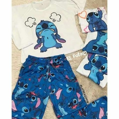 Stitch Pajamas, E Girl Clothes, Cute Disney Outfits, Lilo And Stitch Drawings, Cute Dogs Images, Disney World Outfits, Disney Pajamas, Stitch Clothes, Pajama Outfits