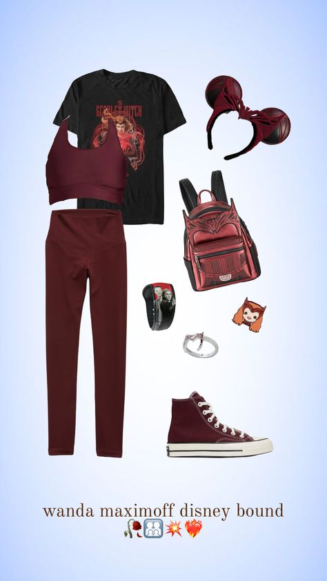 wanda disney bound !♥️ #disney #disneybound #disneyoutfits #disneyworld #disneyland #disneyaesthetic #outfitinspo #outfitideas #outfit #scarletwitch #wandamaximoff #wandavision #avengers #marvel Bounding Disney, Martens Outfit, Dr Martens Outfit, Orlando Trip, Disney Themed Outfits, Disney Bounds, Orlando Travel, Disneyland Outfits, Disney Trip Planning