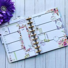 Horizontal Planner Ideas, Horizontal Happy Planner, Happy Planner Mini Horizontal Layout Ideas, Horizontal Planner Layout Ideas, Happy Planner Horizontal Layout Ideas, Horizontal Planner Layout, Planner Horizontal Layout, Planner Spread Inspiration, Horizontal Planner